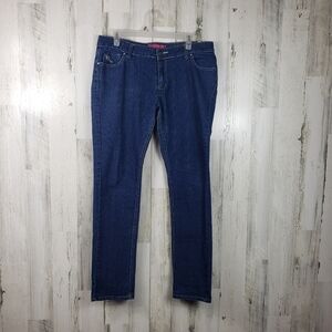 Glo jeans dark wash straight leg jeans juniors size 15